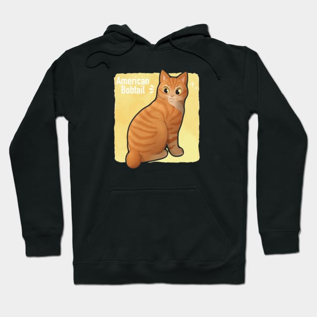 American Bobtail Hoodie by Kelp Art